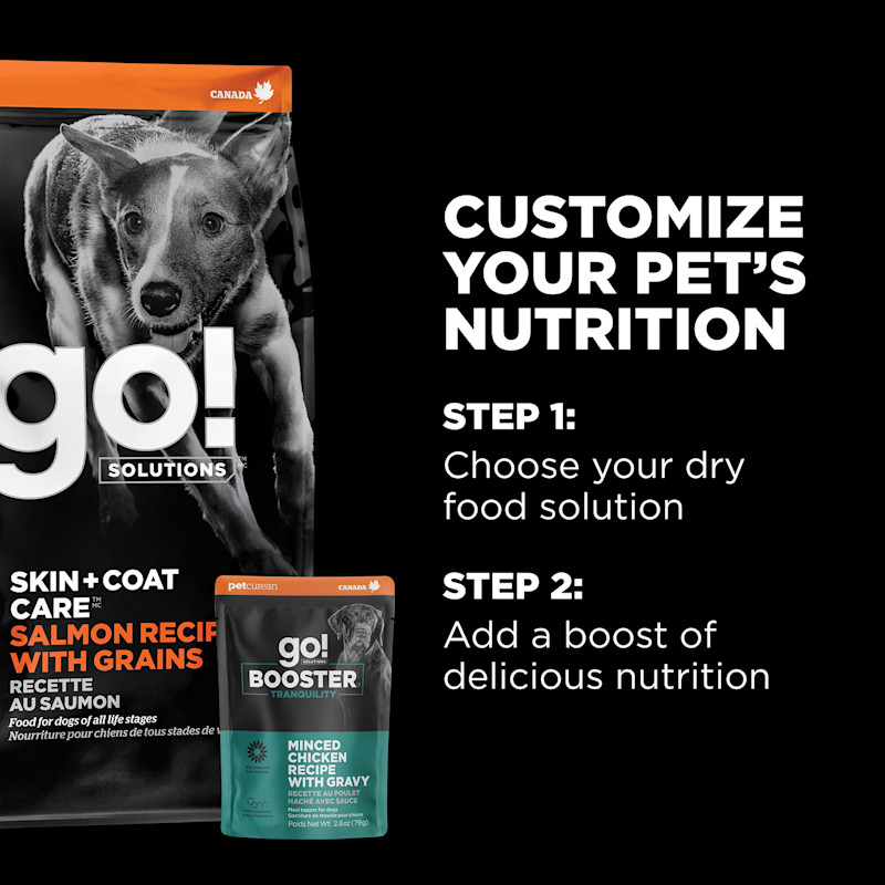 Customize your pet's nutrition with kibble and toppers