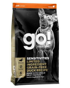 GO! SOLUTIONS SENSITIVITIES Limited Ingredient Grain-Free Duck Recipe for Dogs