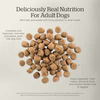 Minimally processed with no by-product or meat meals