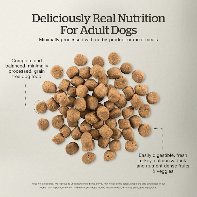 Minimally processed with no by-product or meat meals