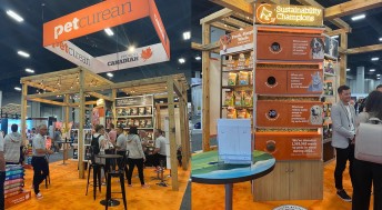 Petcurean booth at SuperZoo trade show