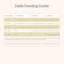 Now Fresh Puppy Recipe dog food feeding guide