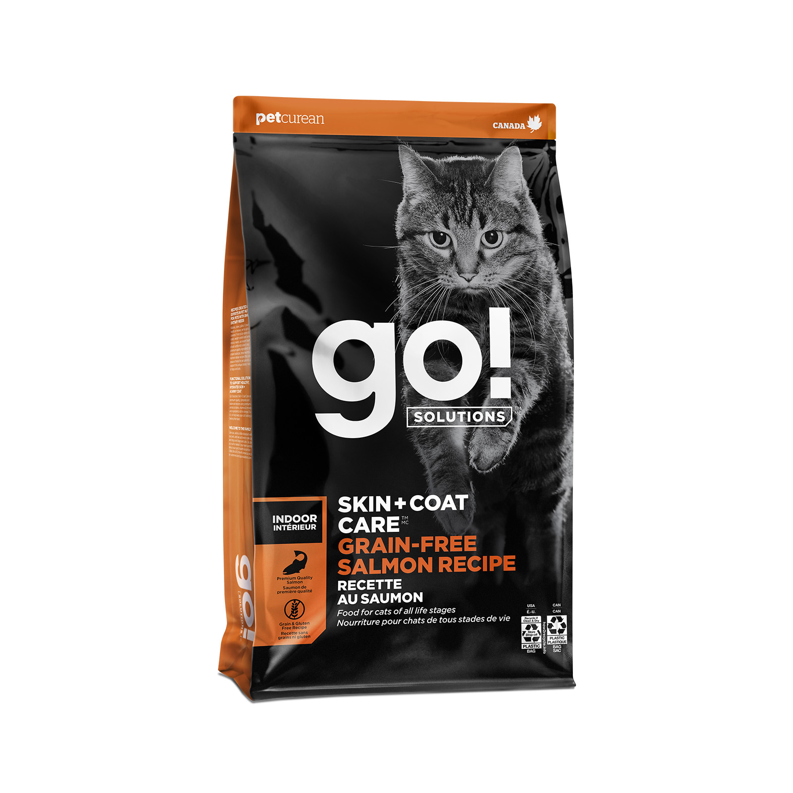Go! Solutions Skin + Coat Care Salmon with Grains dry cat food