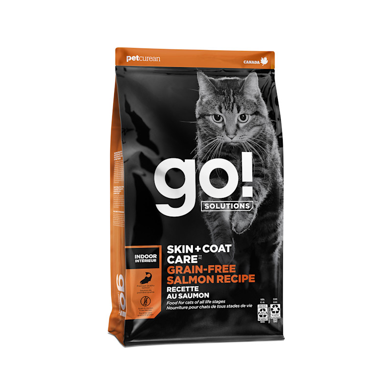 Go! Solutions Skin + Coat Care Salmon with Grains dry cat food