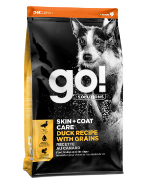 GO! SOLUTIONS SKIN + COAT CARE Duck Recipe with Grains for Dogs