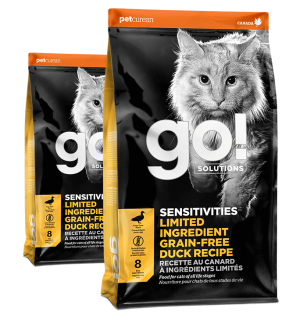 Go! Solutions Sensitivities Limited Ingredient Grain-Free Duck Recipe for Cats