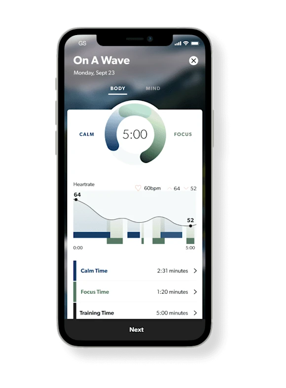 Core by hyperice smart breathing device ECG outlets