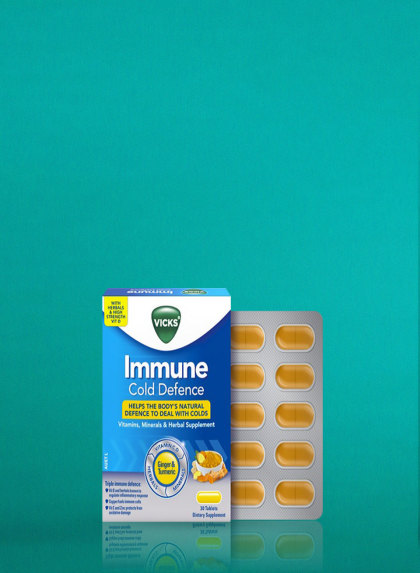Vicks Immune Cold Defence - Homepage - Product Packshot