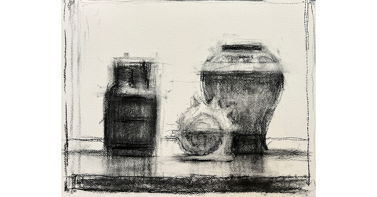 Jude Rae, Drawing (small still life study I) — Artwork — Philip Bacon ...