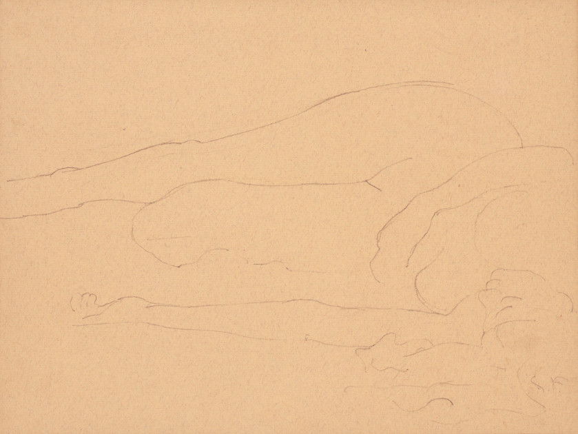 Sam Fullbrook, Reclining nude — Artwork — Philip Bacon Galleries