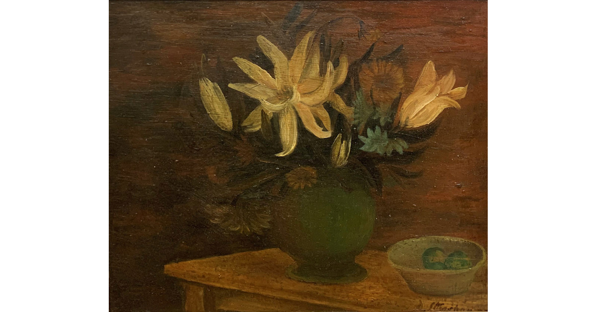 David Strachan, Still life with bowl of limes — Artwork — Philip Bacon ...