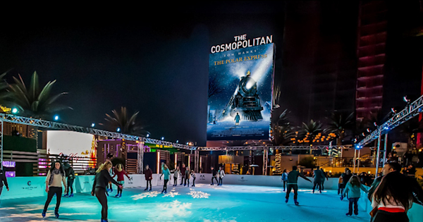 Las Vegas Luxury Hotel Date Skate The Polar Express Las Vegas Luxury Hotel Date Skate The Polar Express Cosmopolitan