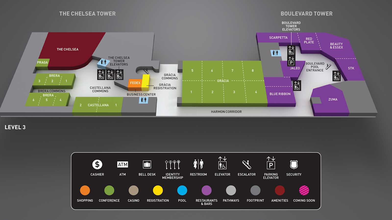 Las Vegas Resort Maps The Cosmopolitan Of Las Vegas Las Vegas Resort Maps The Cosmopolitan Of Las Vegas