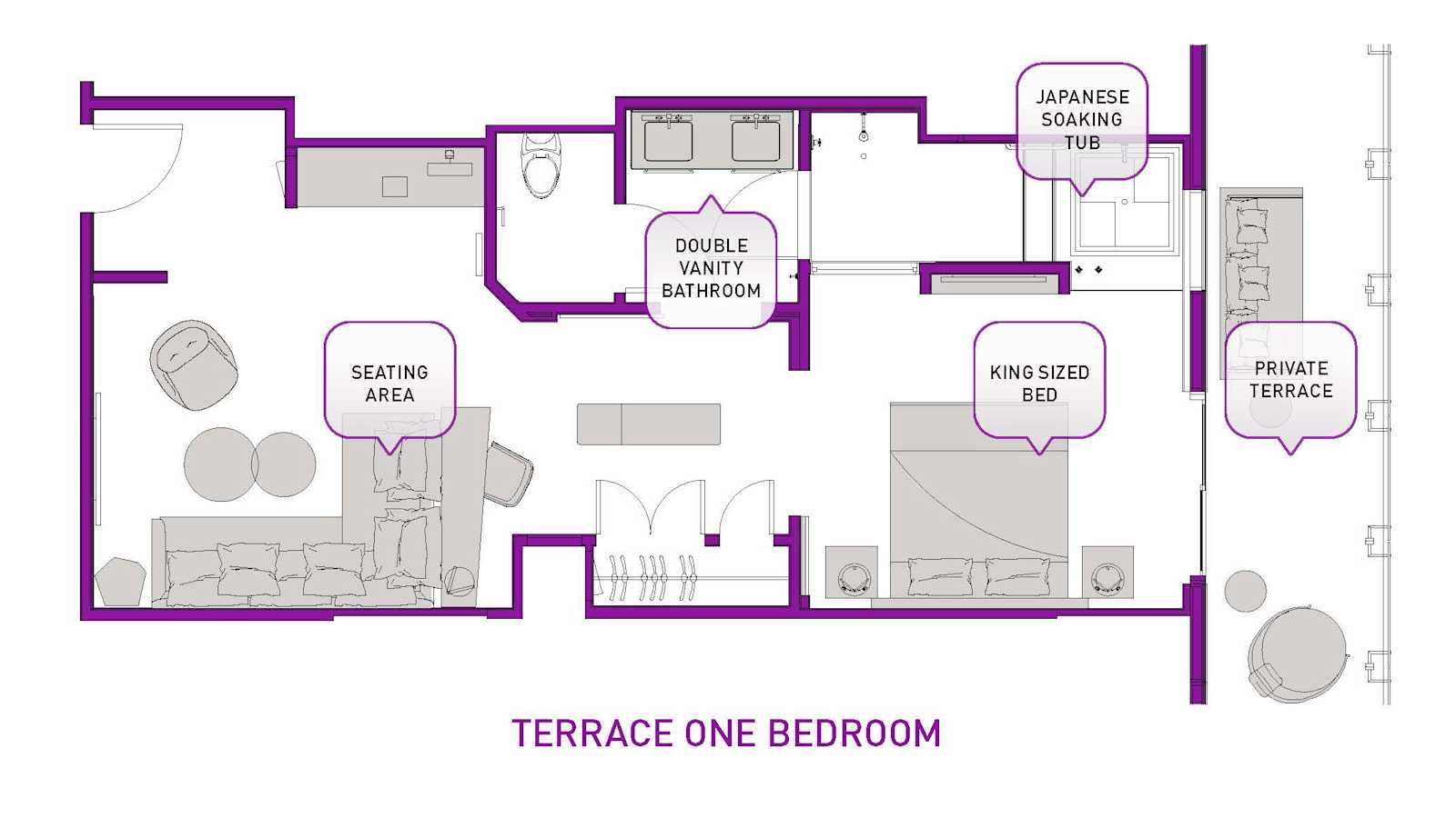 Terrace 1 Bedroom Fountain View The Cosmopolitan of Las