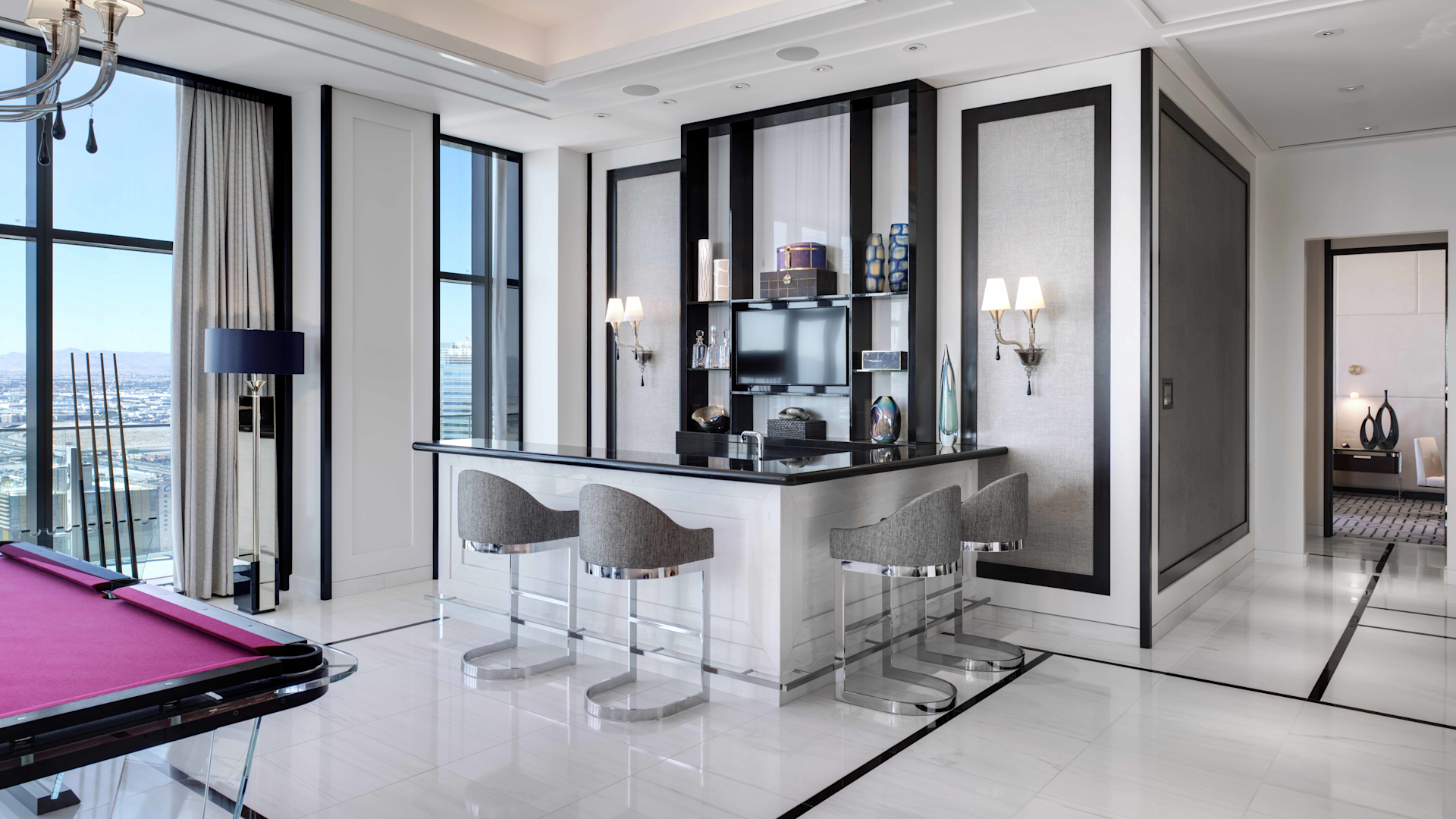 Stunning Hotel Suite Penthouse Interior Design image