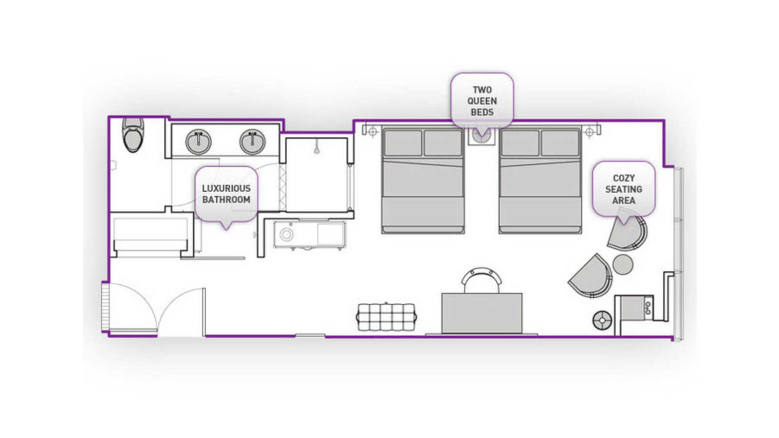 City Room floor plan