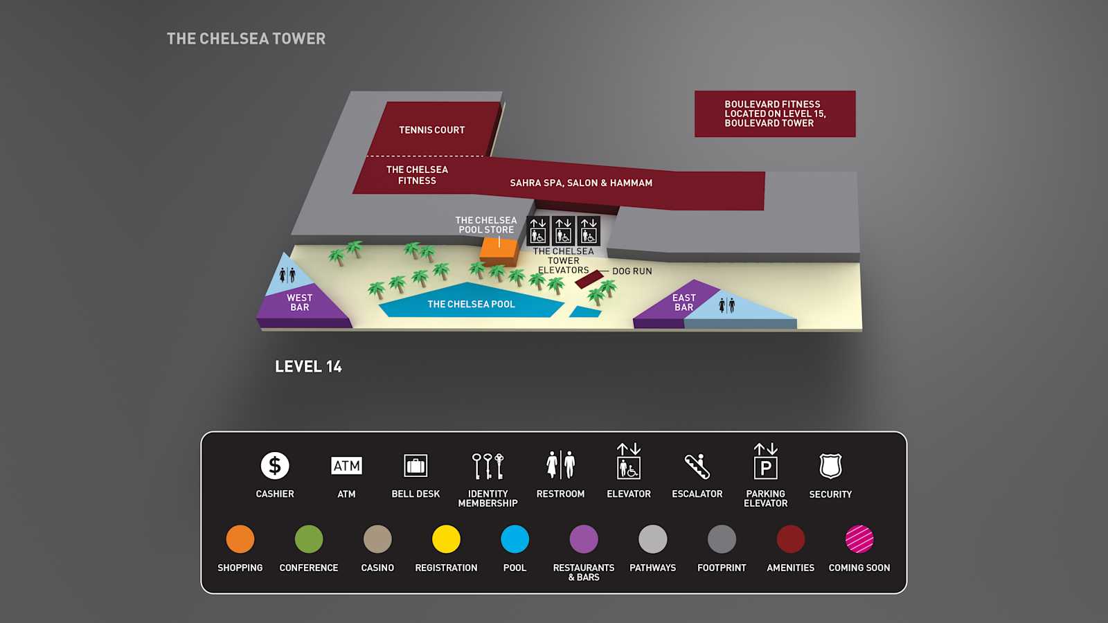 Las Vegas Resort Maps The Cosmopolitan Of Las Vegas