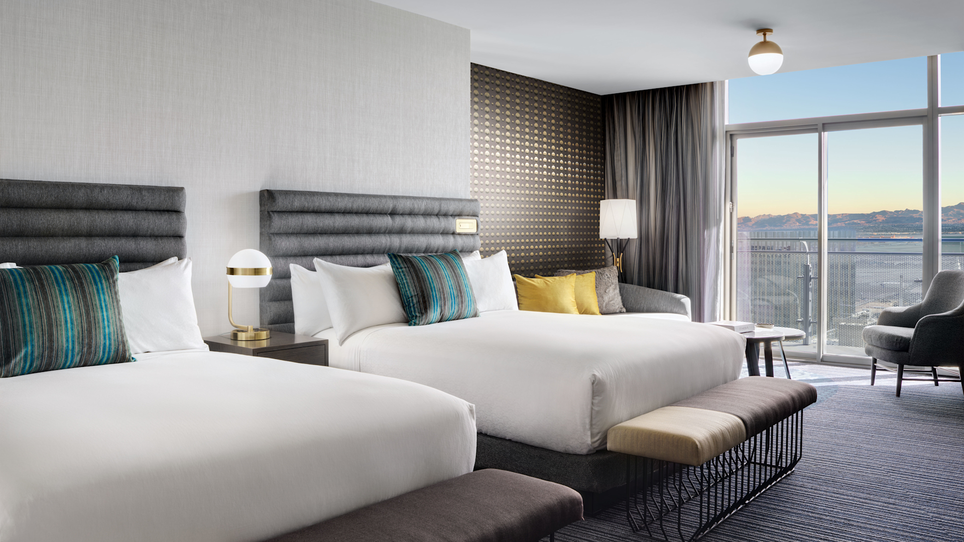 Cosmopolitan Las Vegas Terrace Studio Two Queen Beds