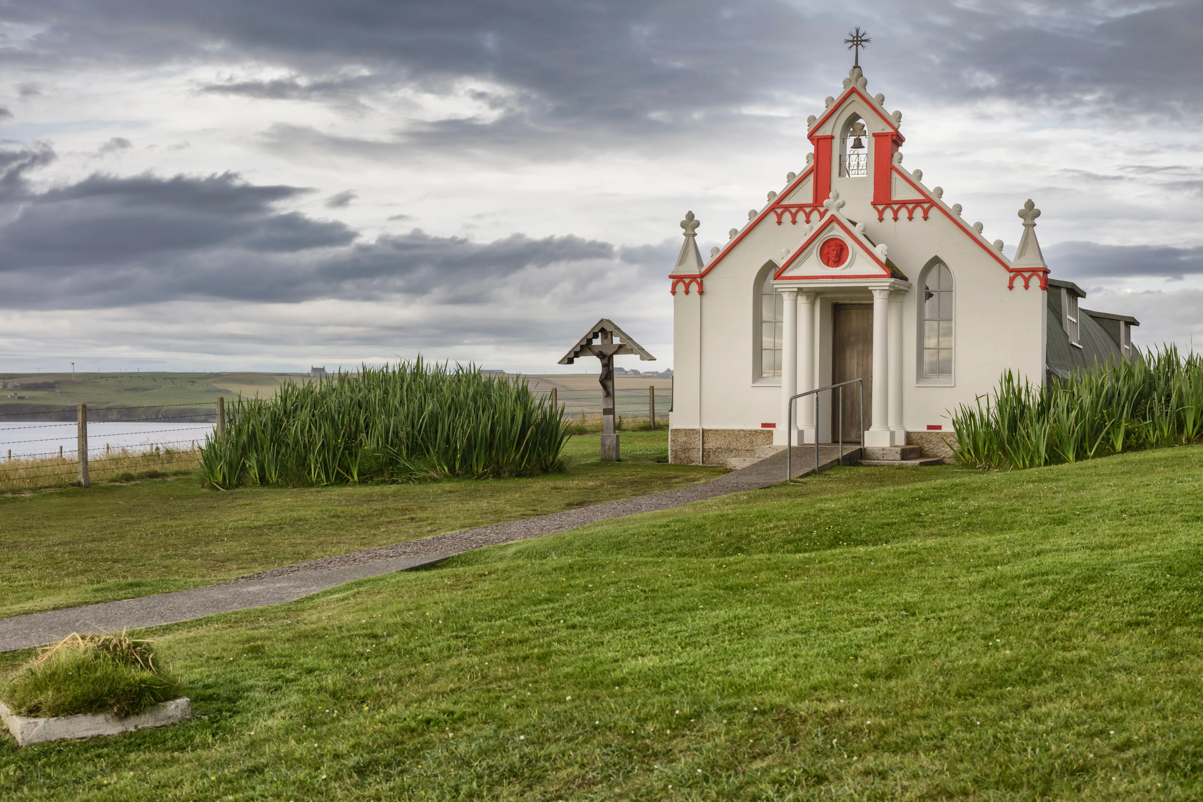 British Isles Scotland Lamb Holm Queen of Peace Chapel HGR 165453 Photo Shutterstock