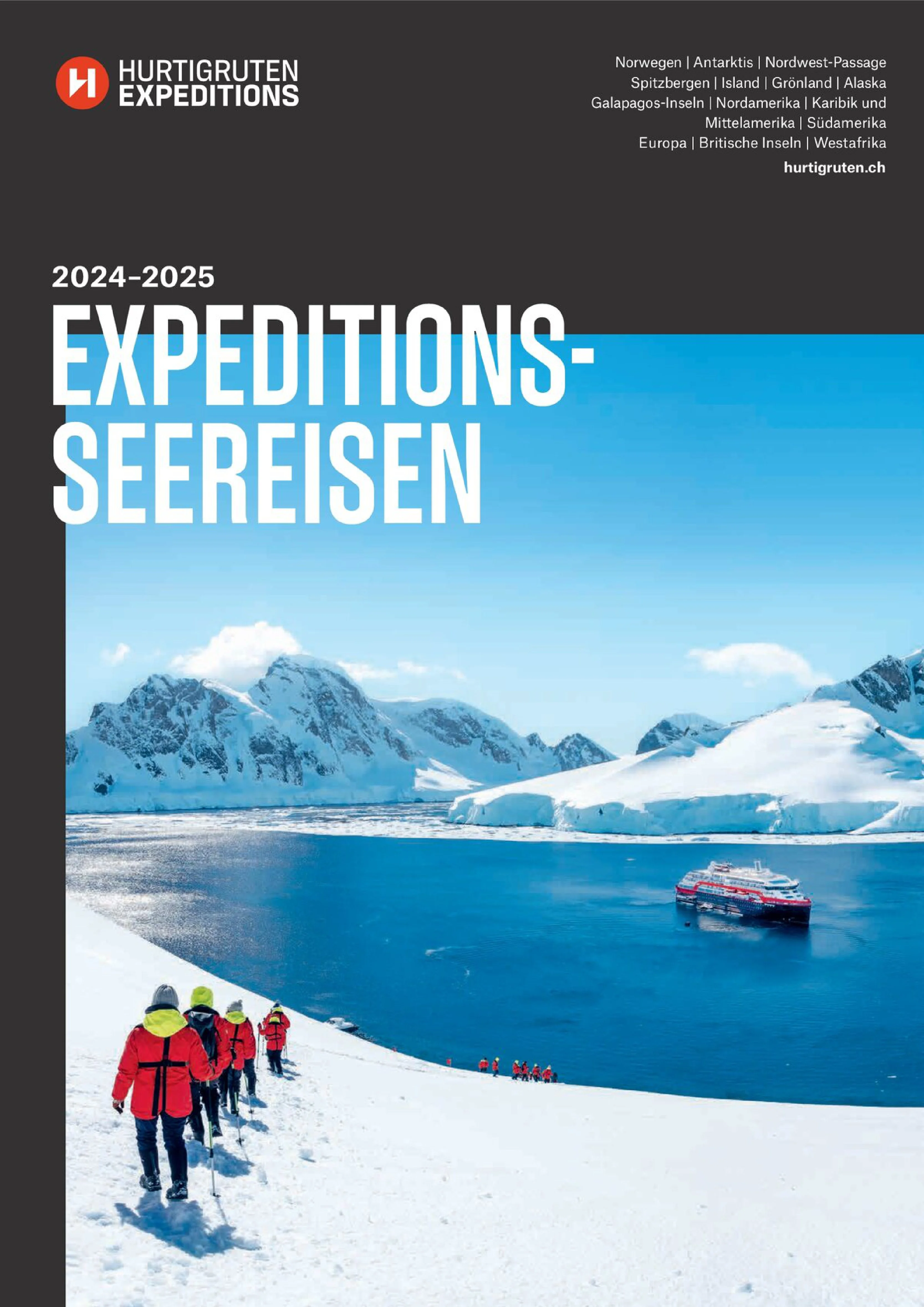 NEU: Katalog Expeditions-Seereisen, Saison 2024-2025