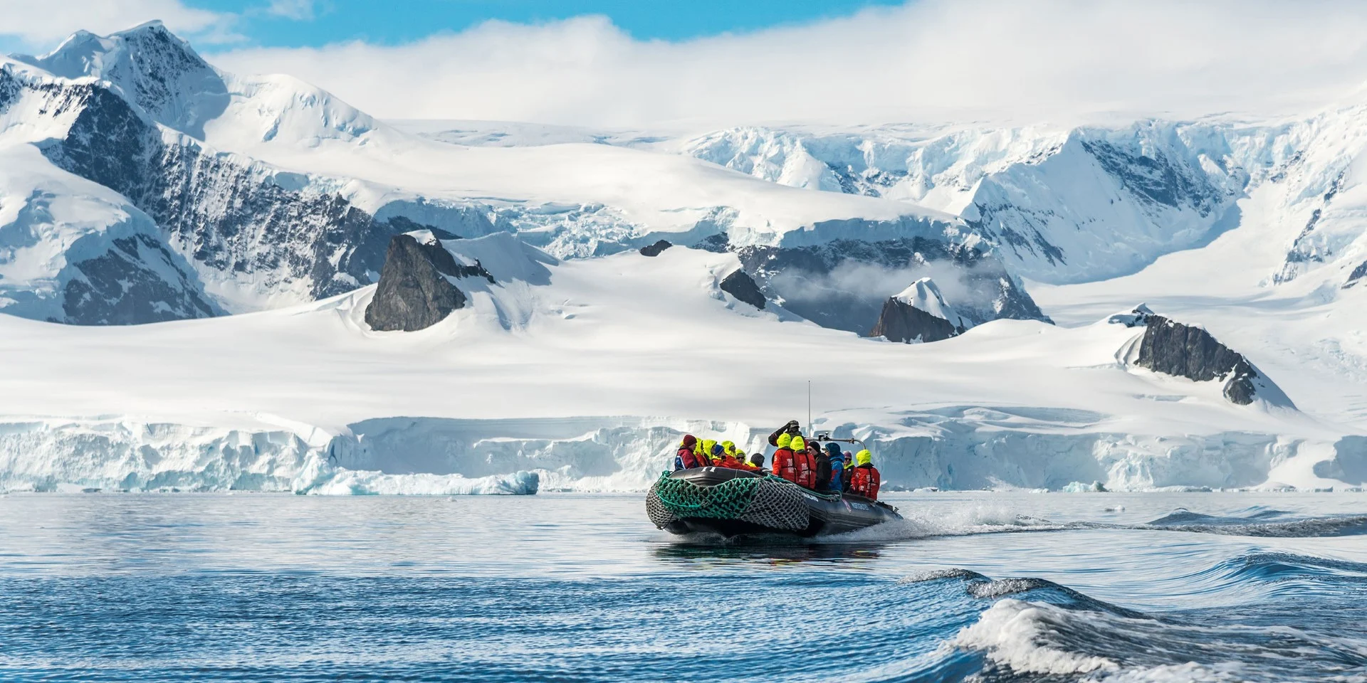 Tenderboat Wilhelmina Bay, Antarctica - Photo Credit: Karsten Bidstrup