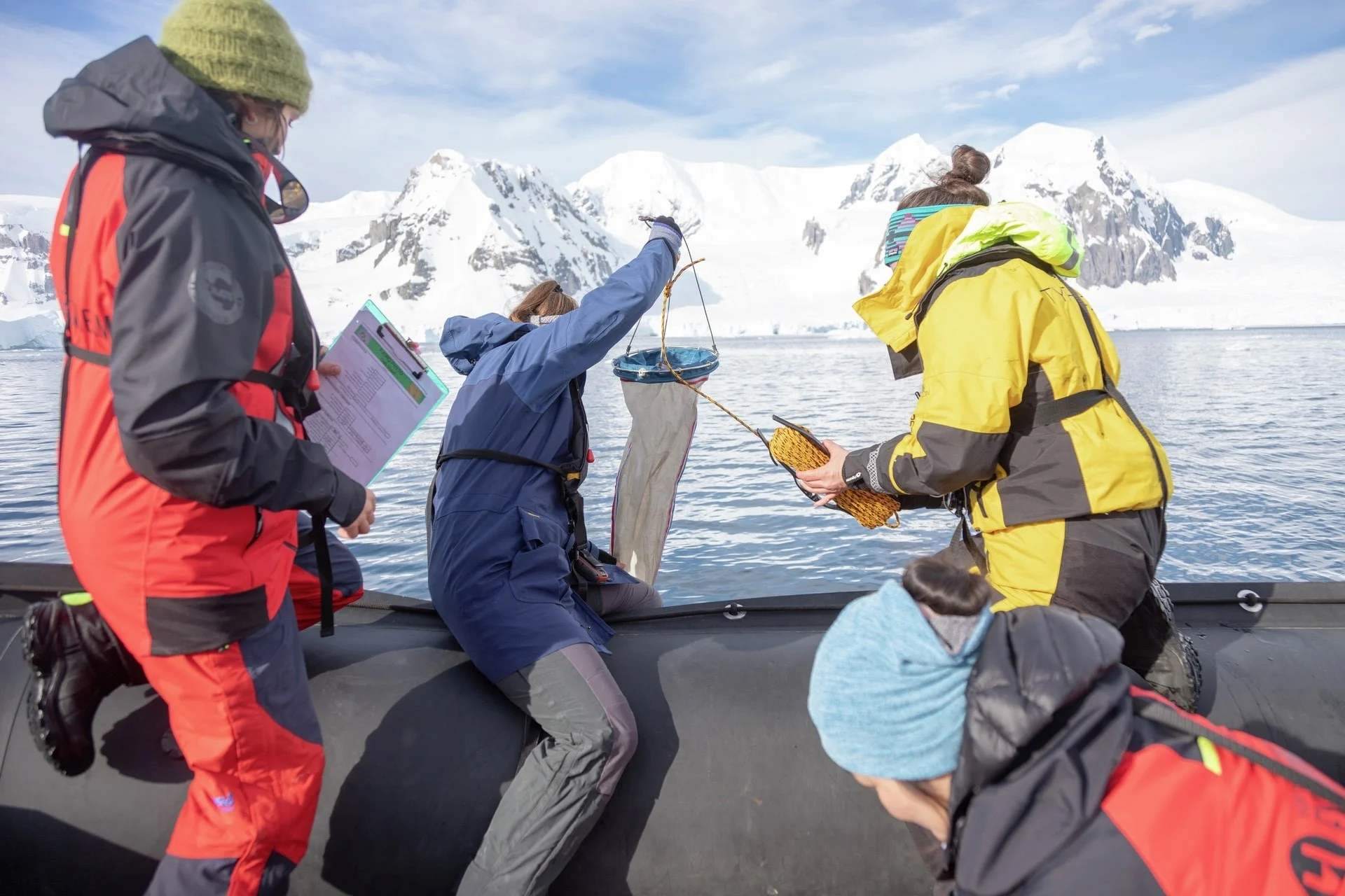 Science participative, île Danco, Antarctique - Crédit photo : Genna Roland