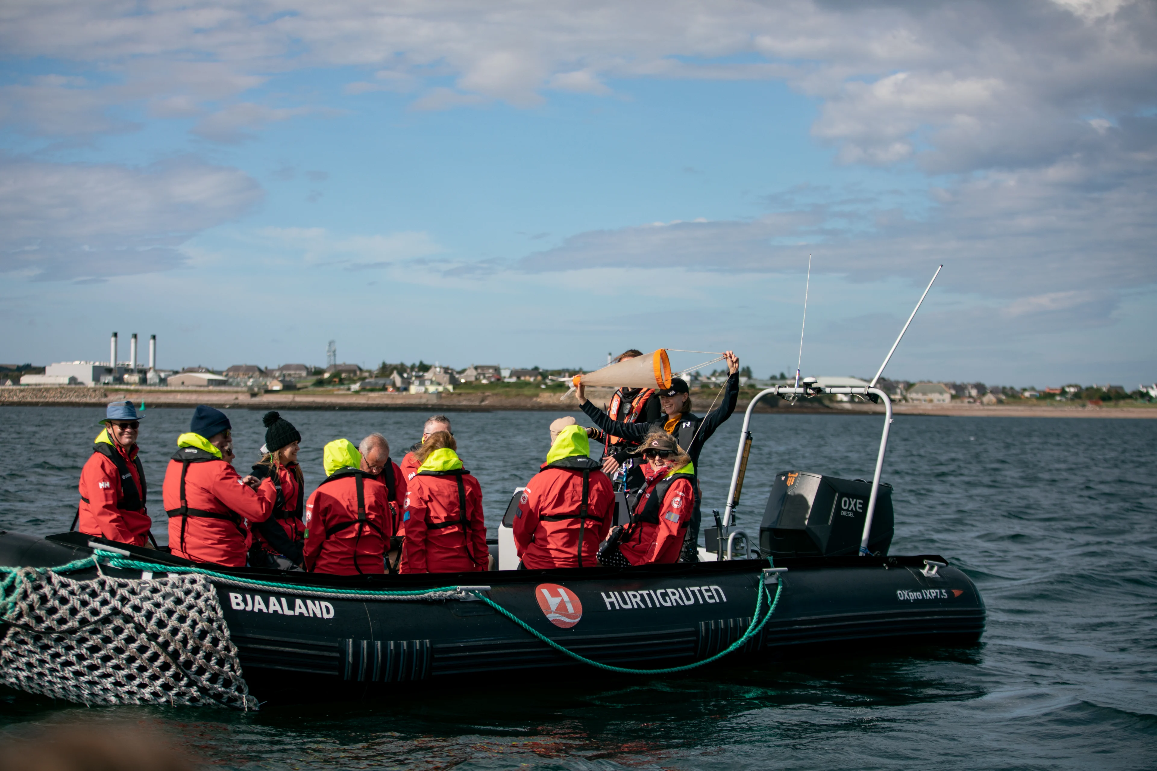Out with the Science Boat in Stornoway, Scotland. Photo: Tom Woodstock / Ultrasharp