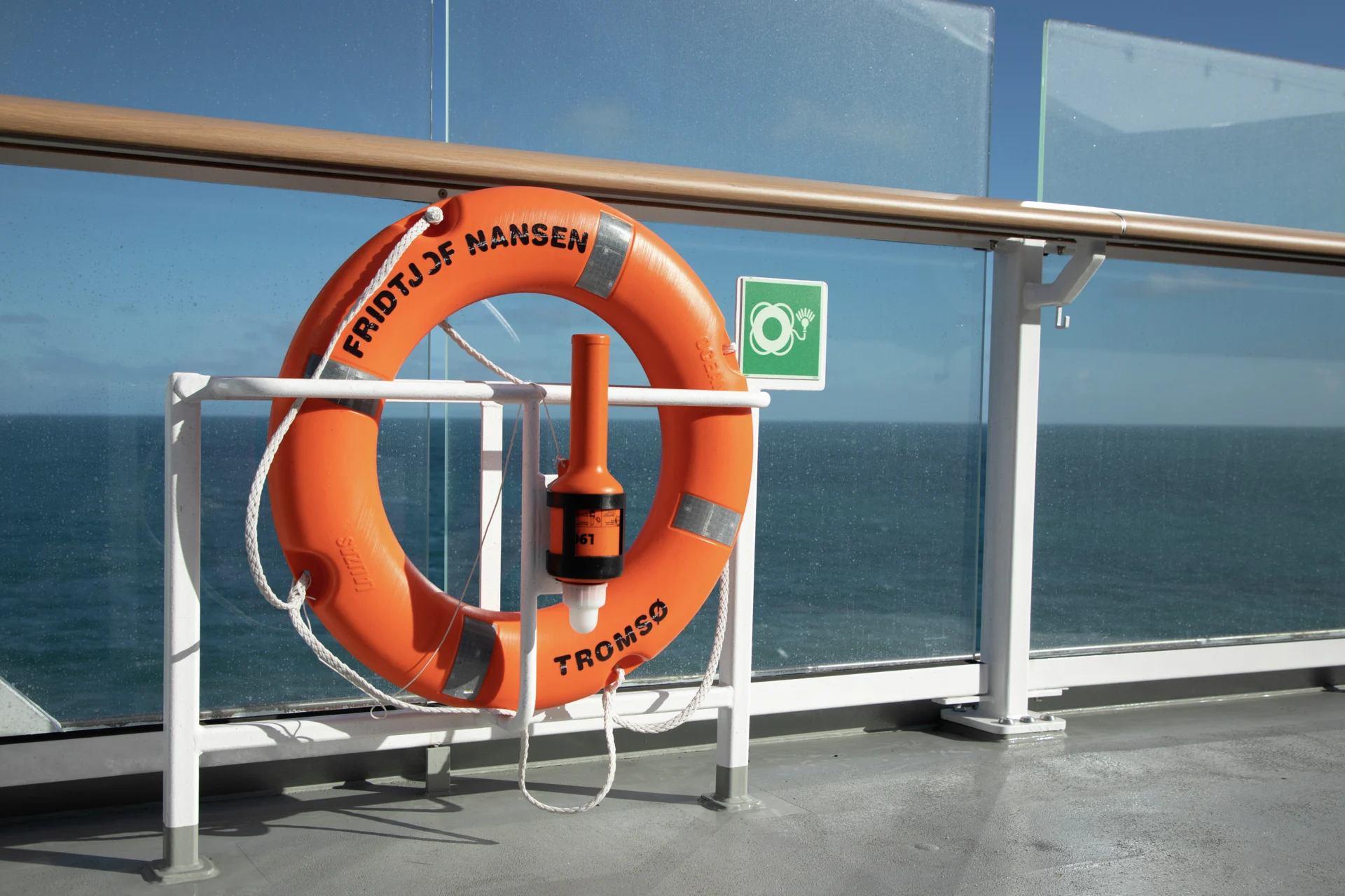 On board the Hurtigruten ship, "safety first" applies as the most important. Credit: Oscar Farrera / Hurtigruten.
