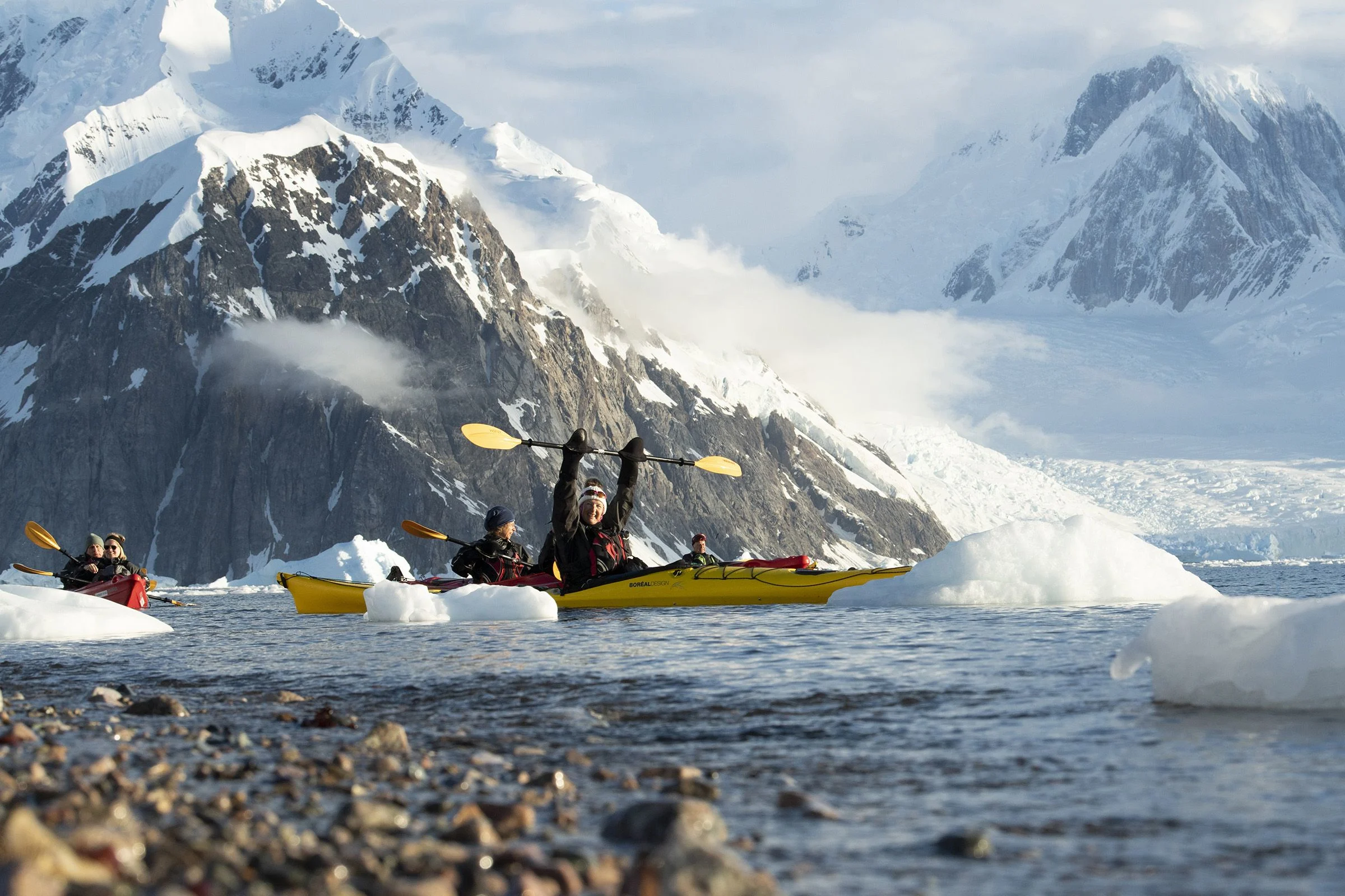 Kayak Exploration in Antarctica