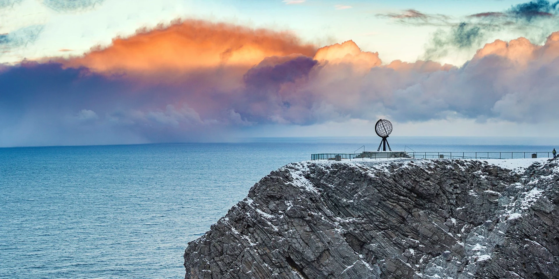 Le célèbre Globe au Cap Nord, Norvège - Photo : Ørjan Bertelsen