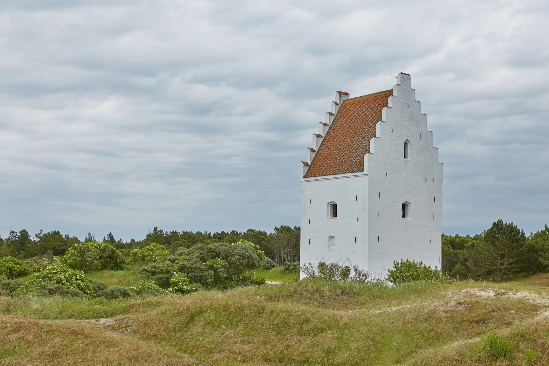  The "Sand covered Church" (Den Tilsandede Kirke in Skagen, Denmark. Credit:  Shutterstock / Hurtigruten Expeditions
