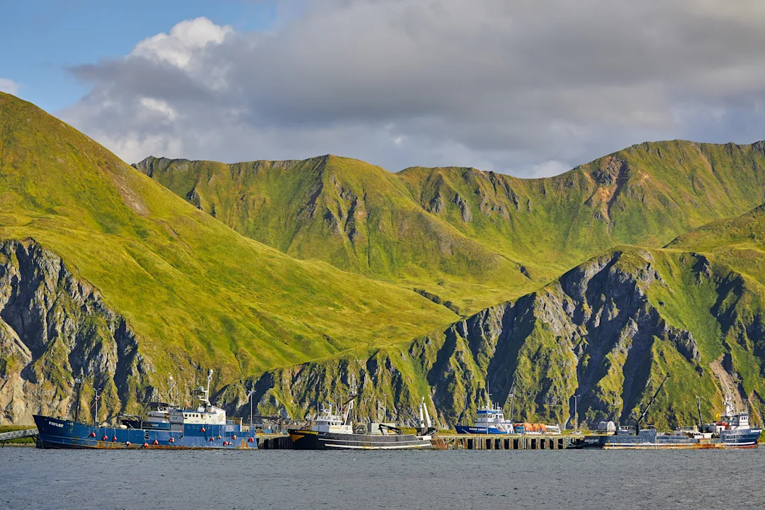 Dutch Harbor Bunker Hill Hike HX Hurtigruten Expeditions US