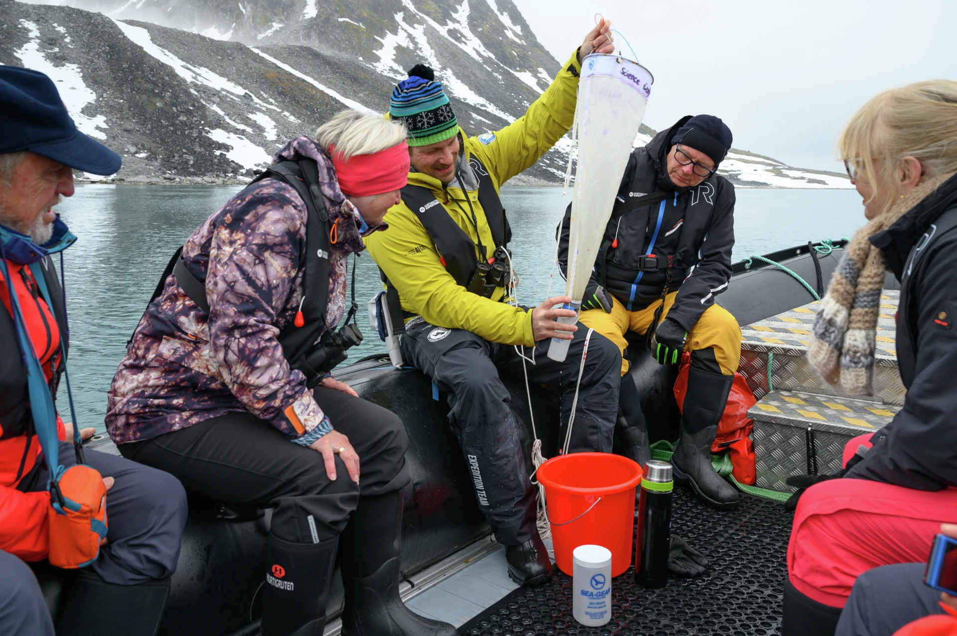 Landing på Svalbard. Foto: Steffen Kirschner