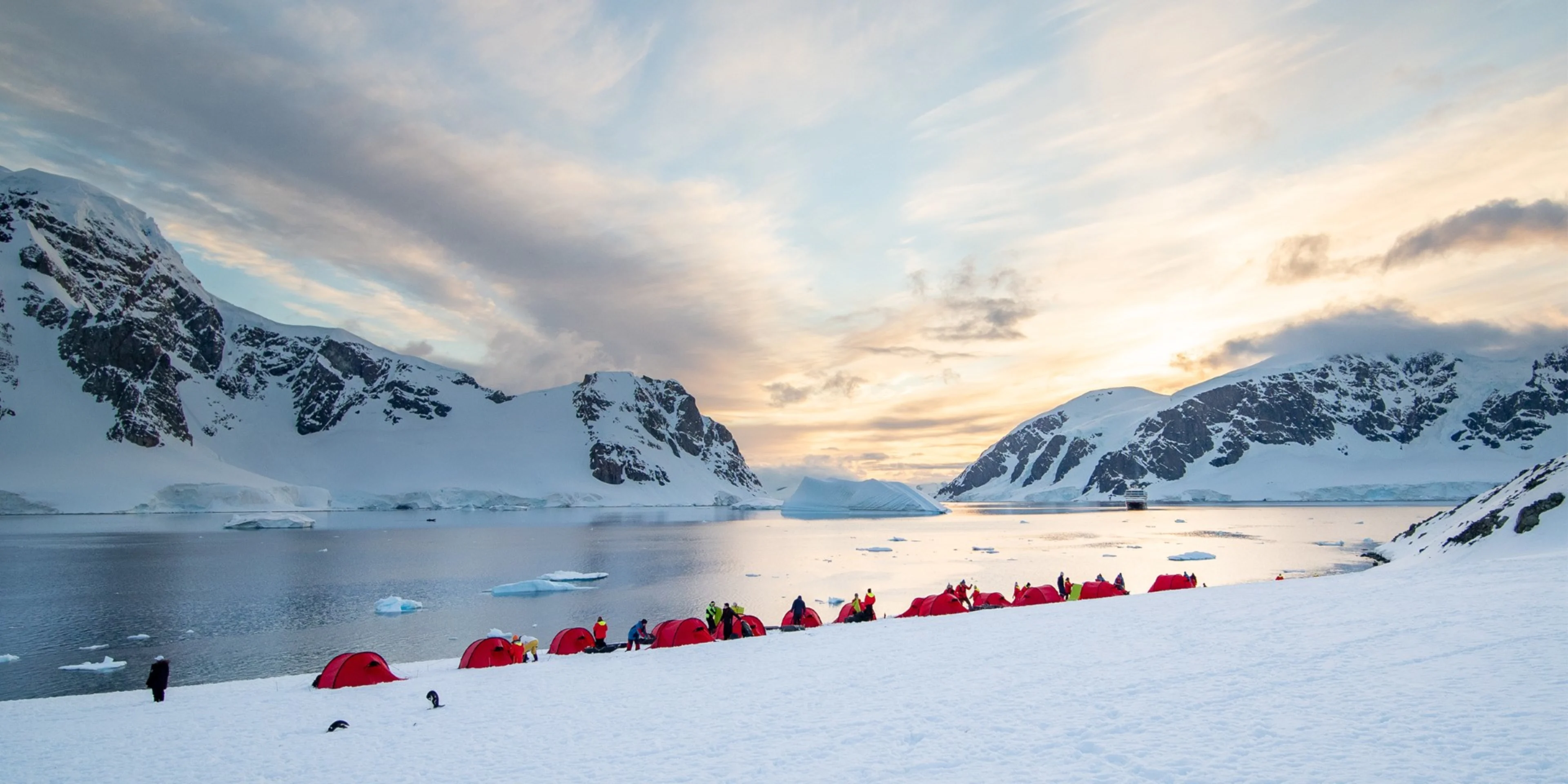 Camping (An Amundsen Night) on Danco Island, Antarctica. Photo: Espen Mills