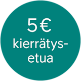 Uuden laturin ostajalle 5 € kierrätysetua vanhasta laturista