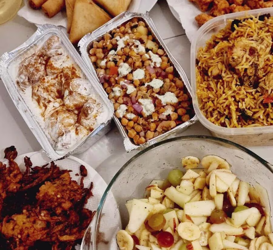 Qurat An image of food laid out on a table