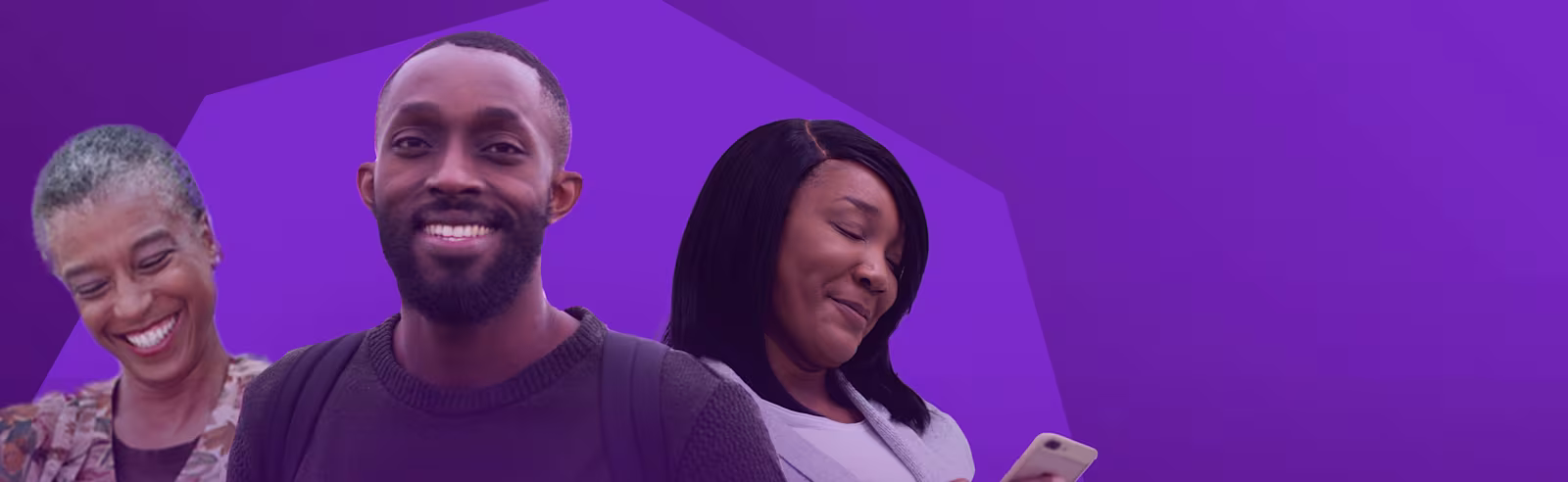 Africans An image of an African man and two African women smiling