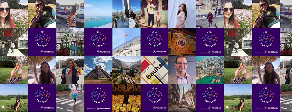 fly2f A collage image of WorldRemit employees