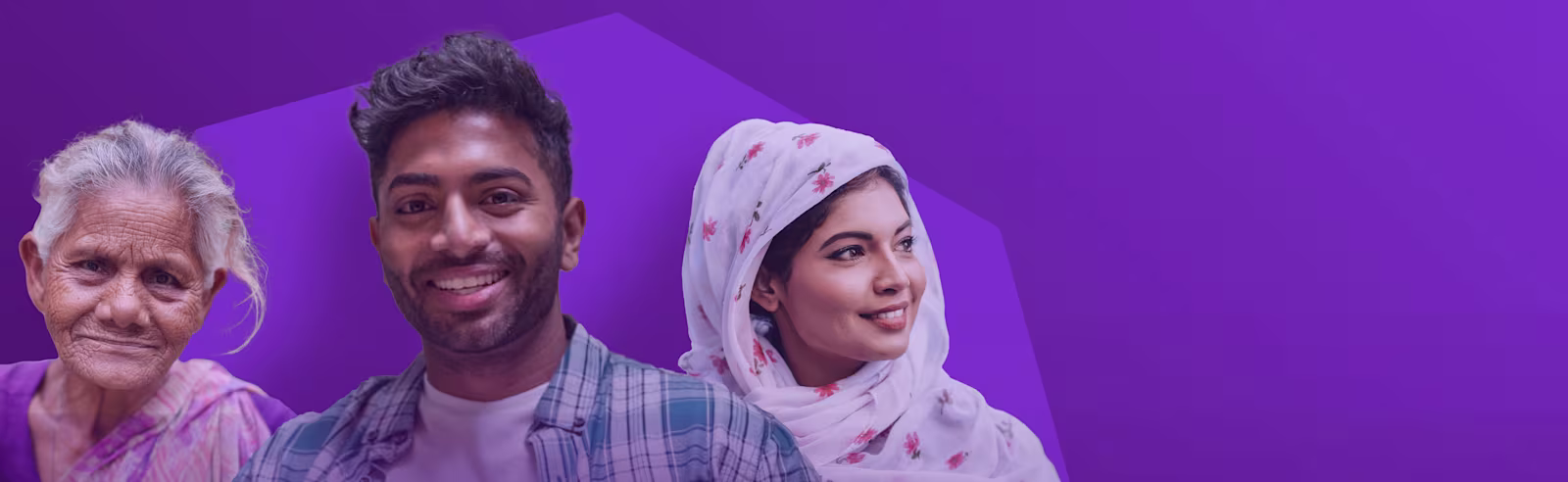 Nepal airtime top up A group of one male and two female South Asians