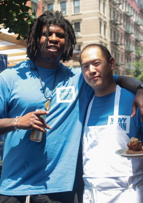 Jon Gray, Co-founder of Ghetto Gastro, and Jeremiah Stone, Founder of Contra. Photo credit: Kumo Shai