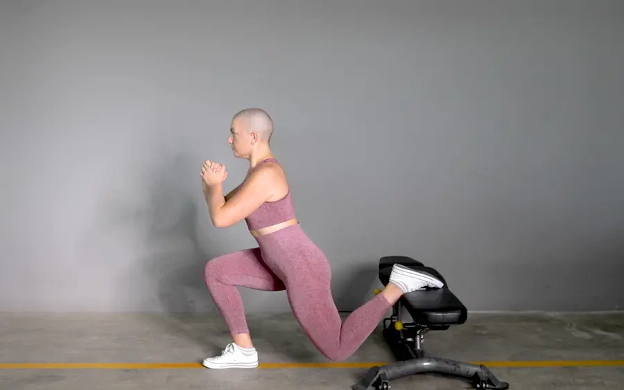 How to perform a Bulgarian split squat