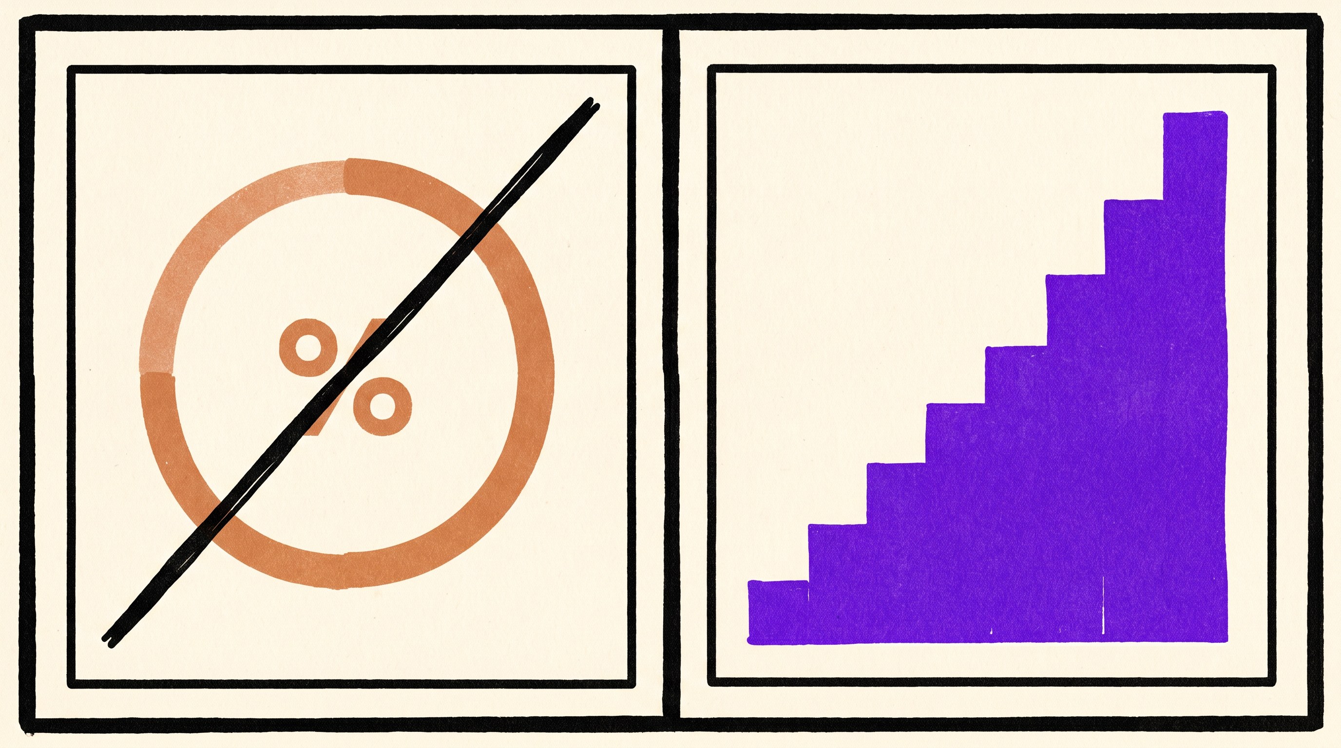 Abstract dashboard showing the wrong metric being highlighted