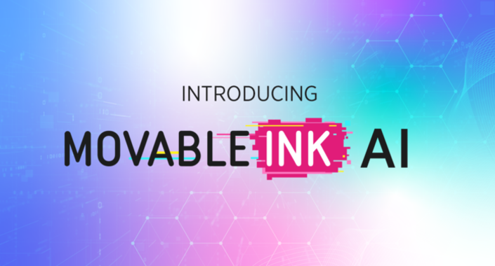 Blog title design reading: Introducing Movable Ink AI