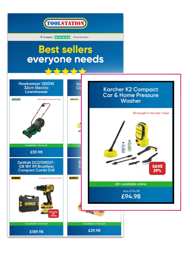 Toolstation Nails Marketing Automation and Personalization