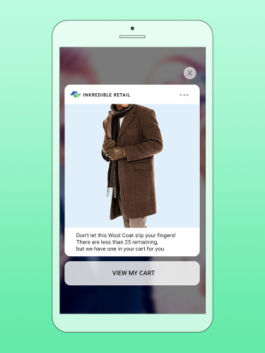 Retail Mobile Mockup Behavioral