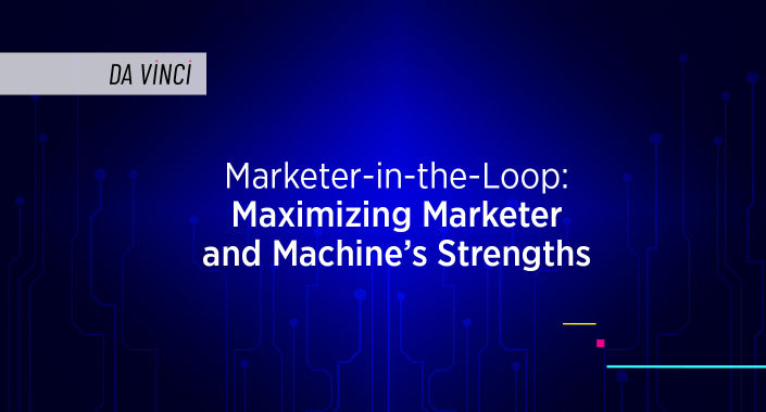 Title reading, Marketer-in-the-Loop: Maximizing Marketer and Machine's Strengths