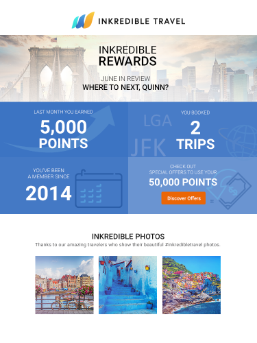 Travel Email Loyalty