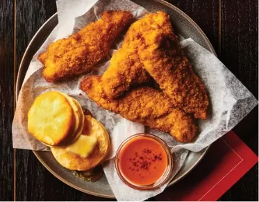 Buttermilk-Battered Honey-Fried Chicken made with HONEY MAID Grahams
