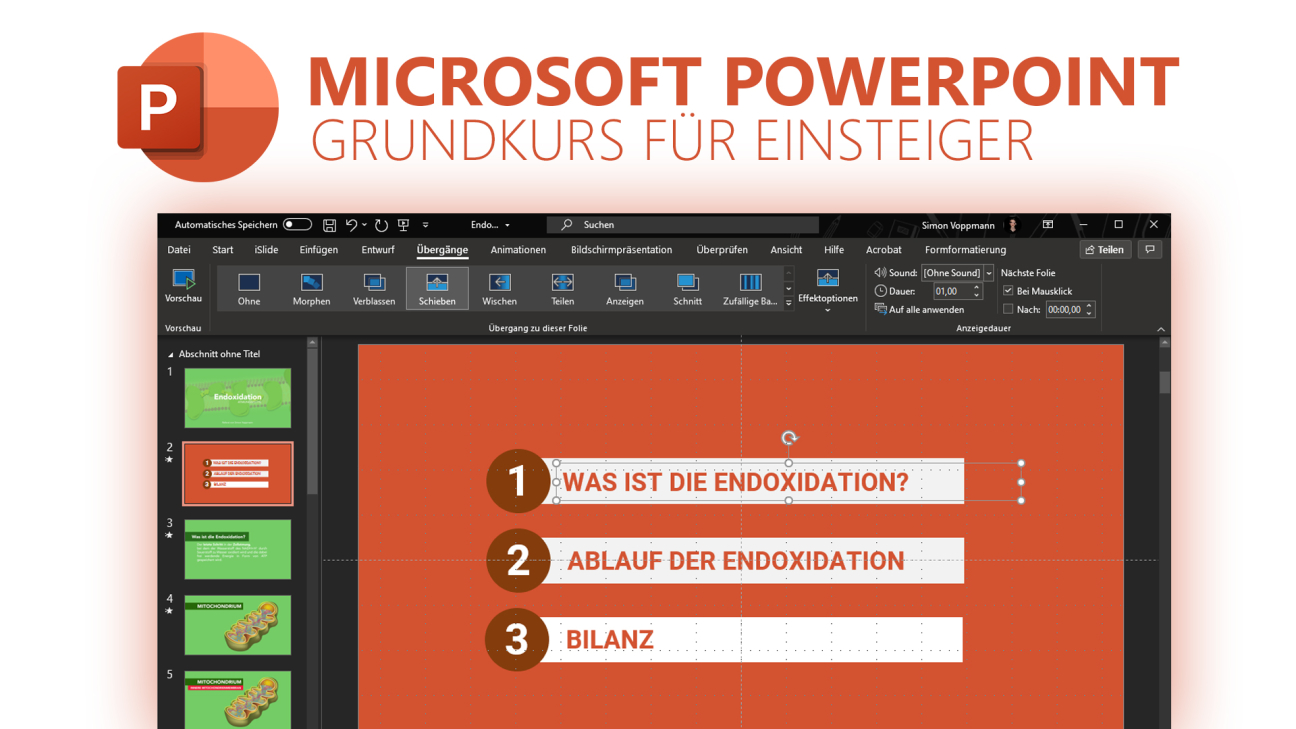 Microsoft PowerPoint (Grundkurs für Einsteiger) Deutsch (2020)