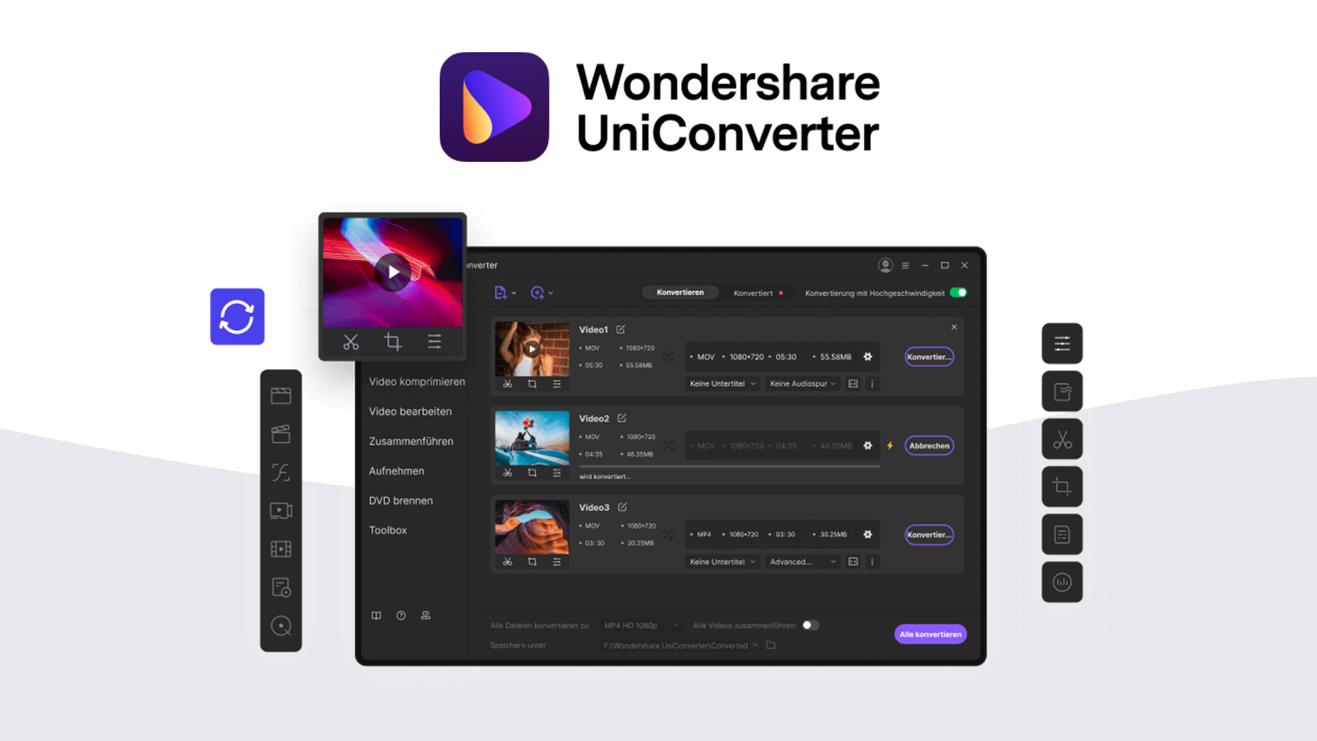 Wondershare UniConverter (Tutorial): Einfach Medien konvertieren & bearbeiten